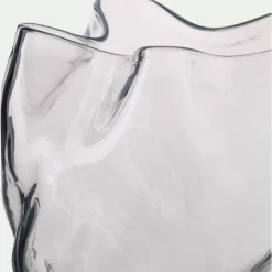 Vase*alinea Vase organique en verre H17,5cm - Transparent