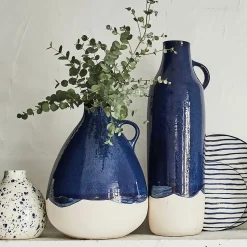 Décoration À Poser|Vase*alinea Vase pichet en faïence H51cm - Bleu