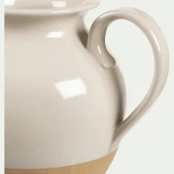Vase*alinea Vase pichet en grès H26,2cm - Blanc