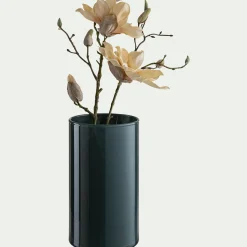 Vase*alinea Vase tube en verre H23cm - Bleu