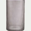 Vase*alinea Vase tube en verre H25cm - gris