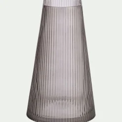 Vase*alinea Vase tube en verre H25cm - gris