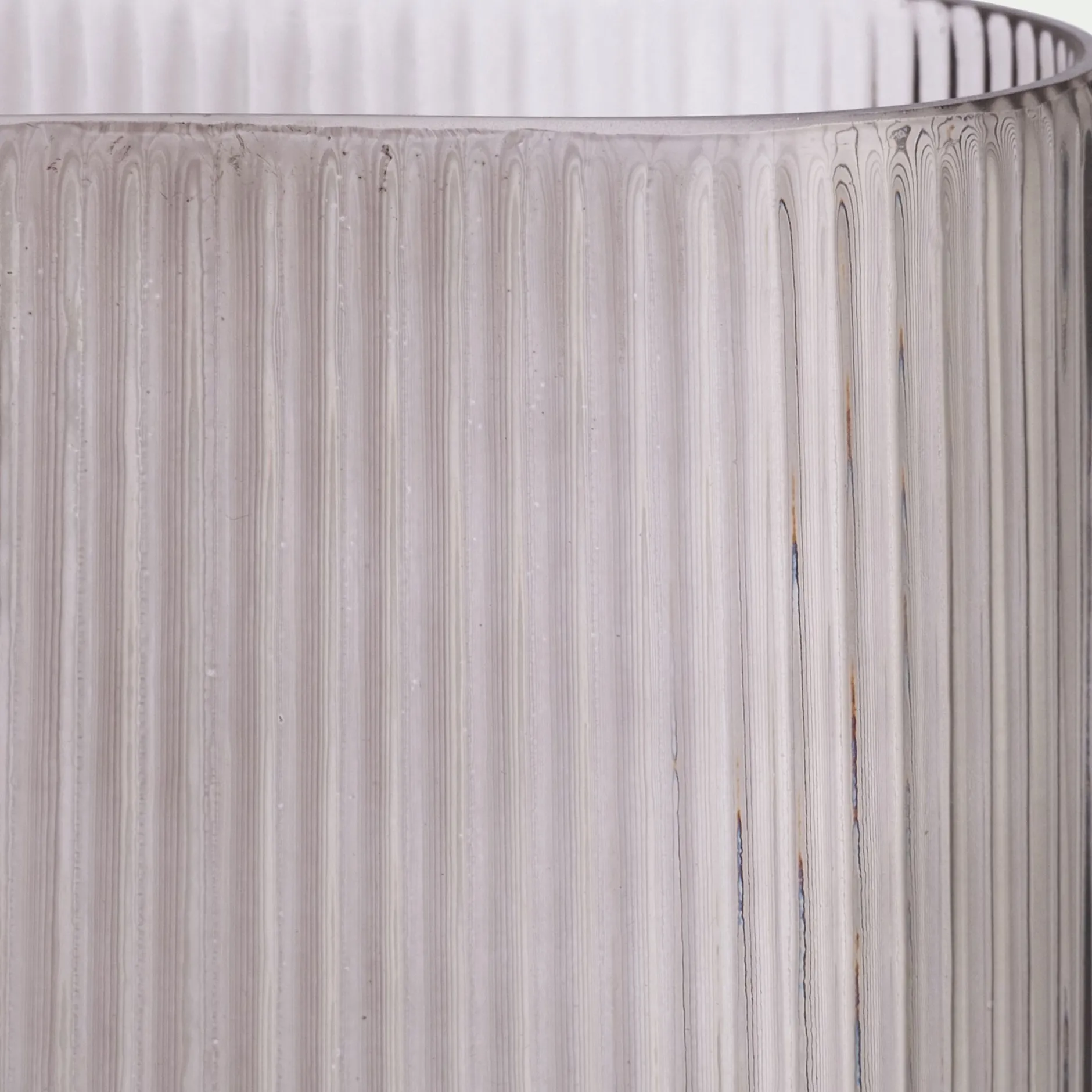 Vase*alinea Vase tube en verre H25cm - gris