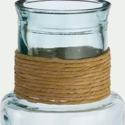 Vase*alinea Vase tube en verre recyclé h55cm - Transparent