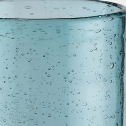 Verre À Pied|Verre À Vin*alinea Verre à pied en verre bullé 25cl - Bleu