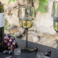 Verre À Pied|Verre À Vin*alinea Verre à pied en verre 32cl - Gris