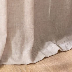 Voilage*alinea Voilage à nouettes en polyester et coton 130x250cm - alpilles Beige