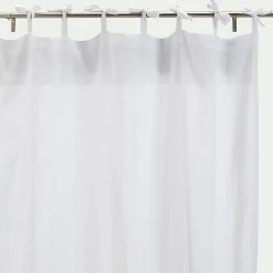 Voilage*alinea Voilage à nouettes en polyester et coton 130x250cm - Blanc