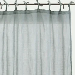 Voilage*alinea Voilage à nouettes en polyester et coton 130x250cm - calaluna Bleu