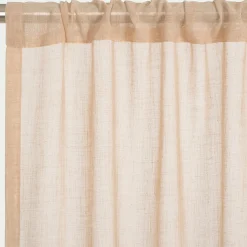 Voilage*alinea Voilage passe-tringle en polyester 140x250cm - Beige